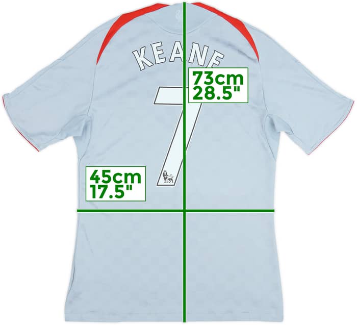 2008-09 Liverpool Away Shirt Keane #7 - 8/10 - (S)
