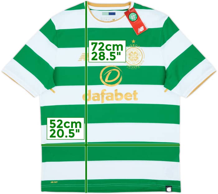 2017-18 Celtic 'Lisbon Lions 50th Anniversary' Home Shirt (M)