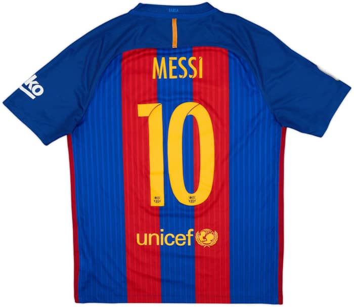 2016-17 Barcelona Home Shirt Messi #10 - 8/10 - (M)