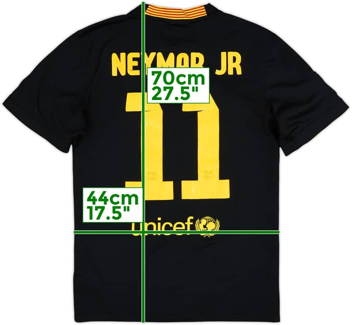2013-14 Barcelona Third Shirt Neymar Jr #11 - 5/10 - (S)