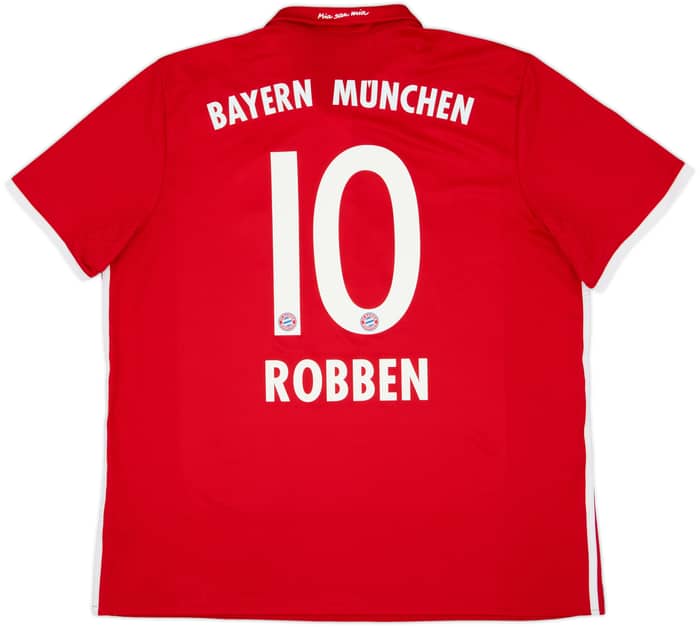 2016-17 Bayern Munich Home Shirt Robben #10 - 7/10 - (XL)