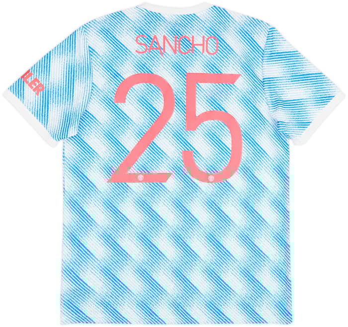 2021-22 Manchester United Away Shirt Sancho #25 - 9/10 - (L)