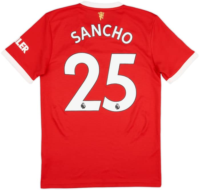 2021-22 Manchester United Camiseta Local Sancho #25 - 8/10 - (S)