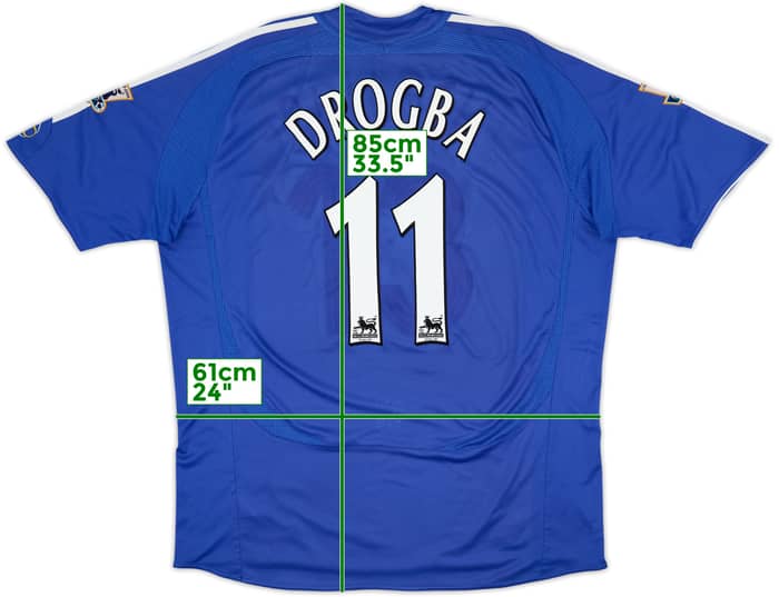 2006-08 Chelsea Home Shirt Drogba #11 - 6/10 - (3XL)