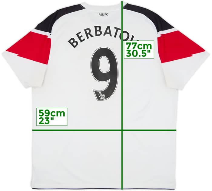 2010-12 Manchester United Away Shirt Berbatov #9 - 6/10 - (XL)