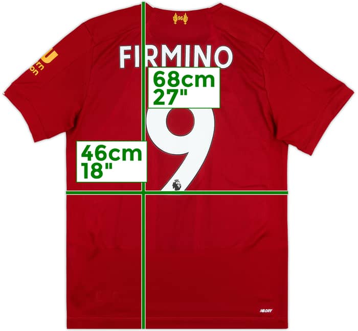 2019-20 Liverpool Home Shirt Firmino #9 - 5/10 - (S)