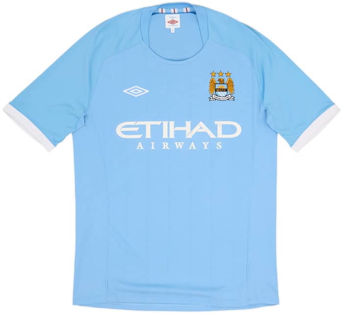 2010-11 Manchester City Home Shirt Silva #21 - 6/10 - (M)
