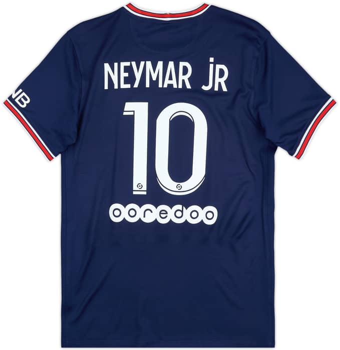 Camiseta de local del Paris Saint-Germain 2021-22 Neymar Jr #10 - 9/10 - (S)