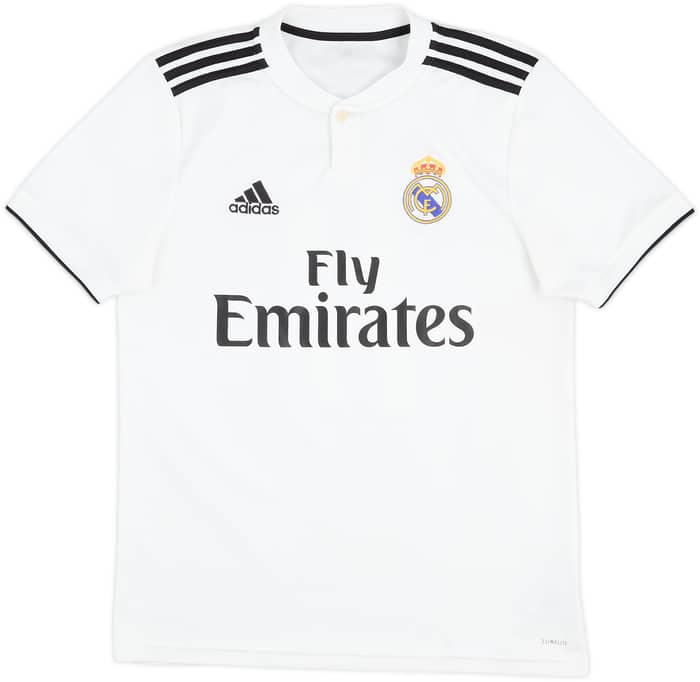 2018-19 Real Madrid Home Shirt Bale #11 - 9/10 - (S)