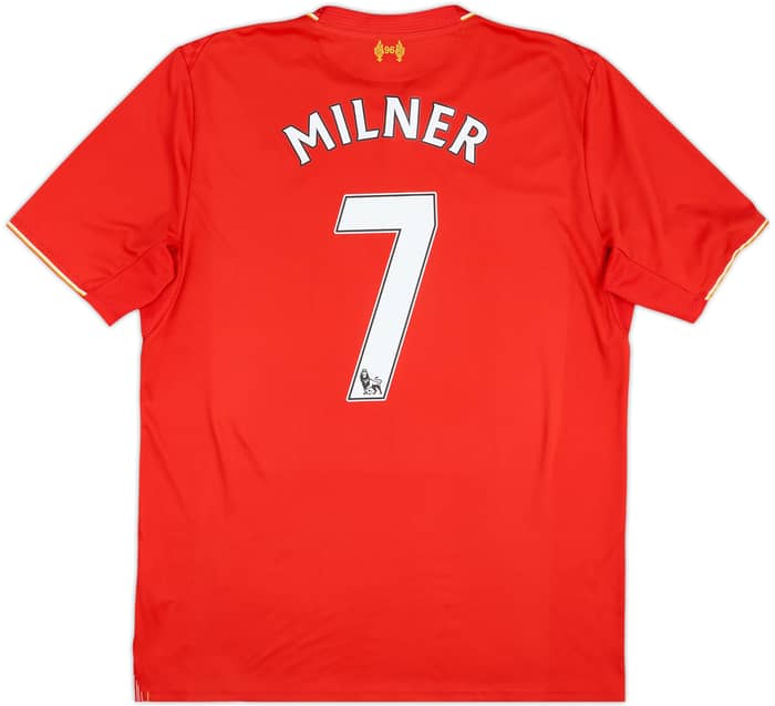 2015-16 Liverpool Home Shirt Milner #7 - 7/10 - (L)