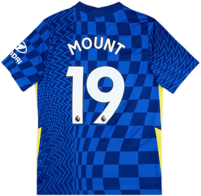 2021-22 Chelsea Home Shirt Mount #19 - 8/10 - (M)