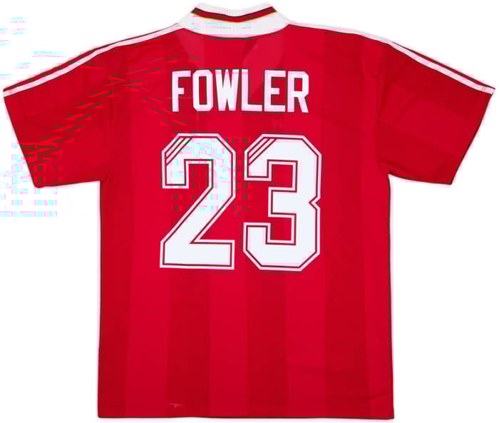 1995-96 Liverpool Home Shirt Fowler #23 - 8/10 - (L)