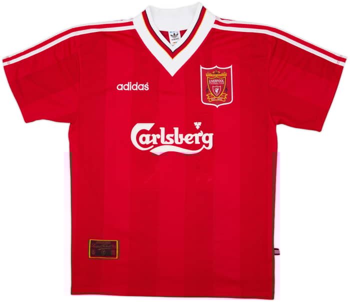 1995-96 Liverpool Home Shirt Fowler #23 - 8/10 - (L)