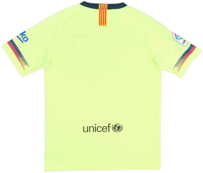 2018-19 Barcelona Away Shirt - 9/10 - (XL.Boys)