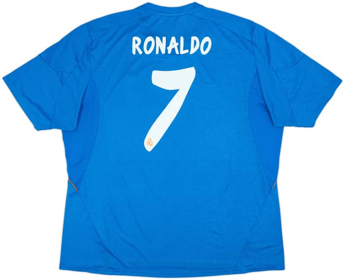 Camiseta de visitante del Real Madrid 2013-14 Ronaldo #7 - 6/10 - (XXL)
