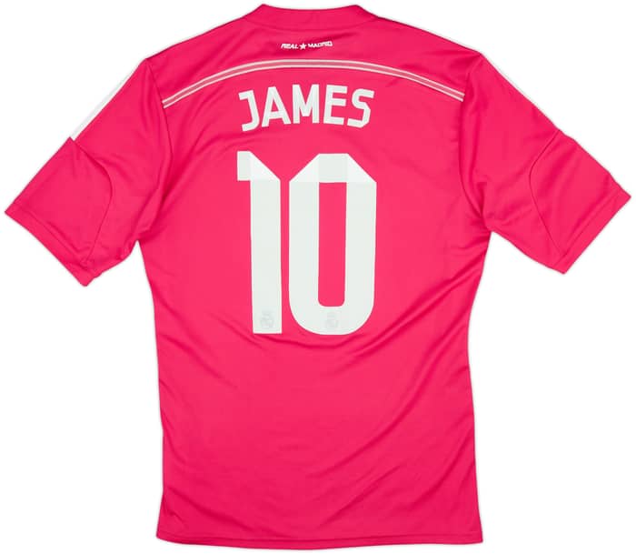 2014-15 Real Madrid Away Shirt James #10 - 7/10 - (M)