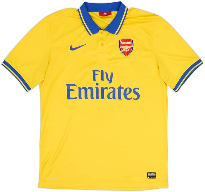 Camiseta de visitante del Arsenal 2013-14 Arteta #8 - 6/10 - (L)
