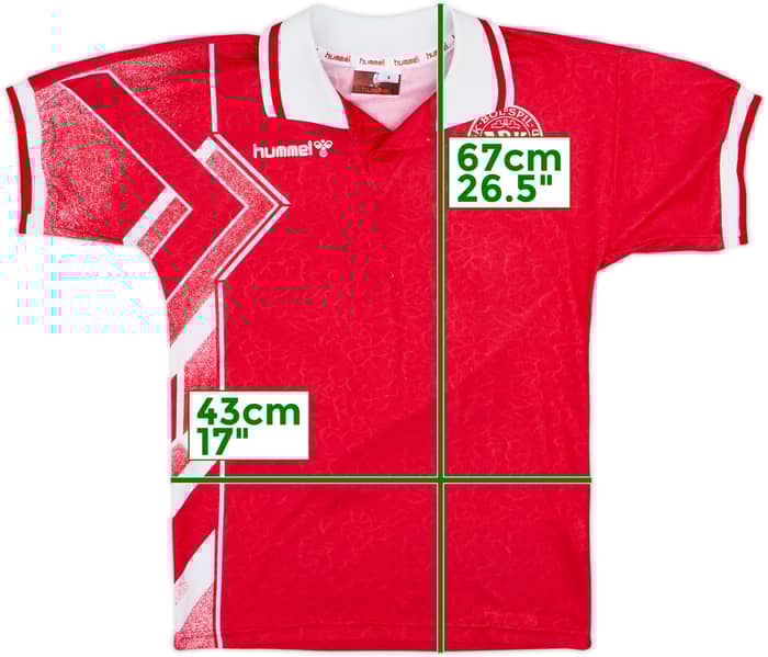 1994-95 Denmark Home Shirt #4 - 5/10 - (S)