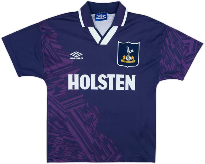 Camiseta de visitante del Tottenham 1994-95 Sheringham #10 - 8/10 - (Juvenil Y)