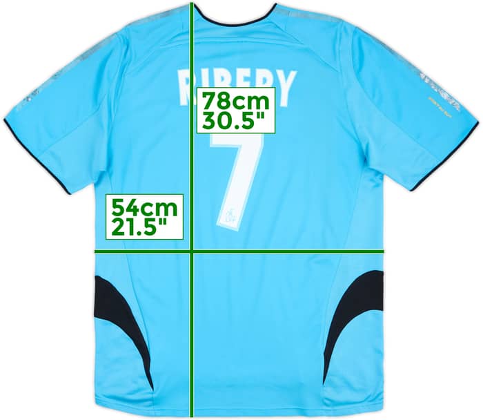 2005-06 Olympique Marseille Away Shirt Ribery #7 - 5/10 - (L)