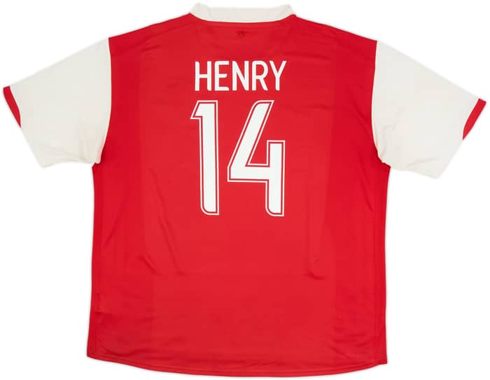 2006-08 Arsenal Home Shirt Henry #14 - 5/10 - (XL)