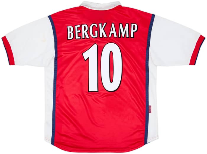 1998-99 Arsenal Home Shirt Bergkamp #10 - 7/10 - (L)