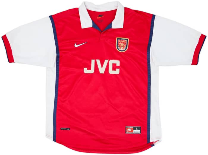 1998-99 Arsenal Home Shirt Bergkamp #10 - 7/10 - (L)