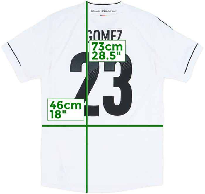2012-13 Germany Home Shirt Gomez #23 - 7/10 - (XL.Boys)