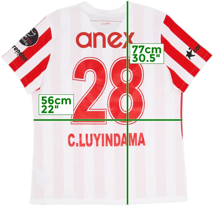Camiseta de local del Antalyaspor 2022-24 C. Luyindama #28 - 7/10 - (XL)