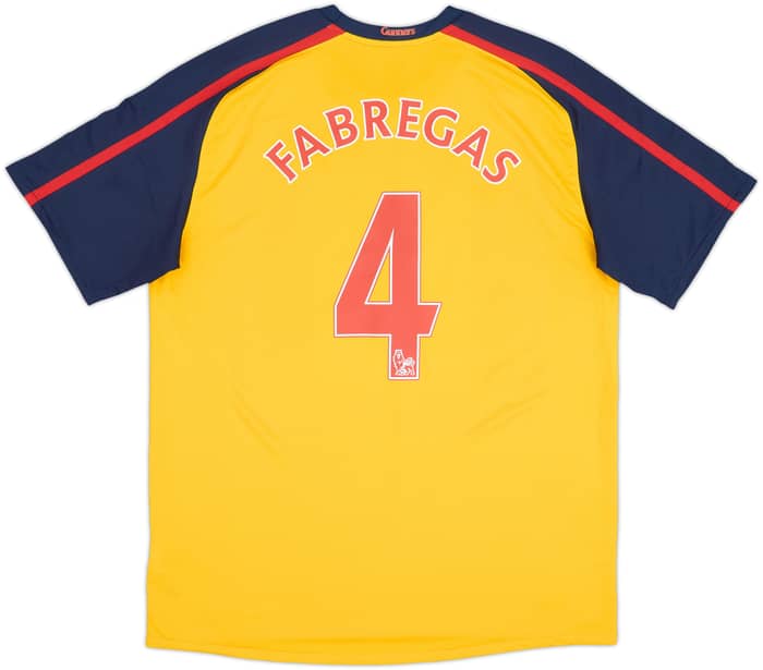 2008-09 Arsenal Away Shirt Fabregas #4 - 10/10 - (L)