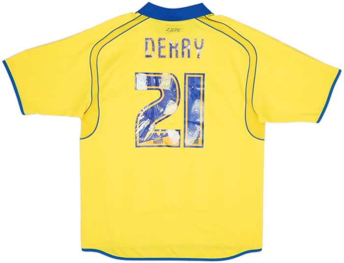 2006-07 Leeds United Away Shirt Derry #21 - 4/10 - (L)
