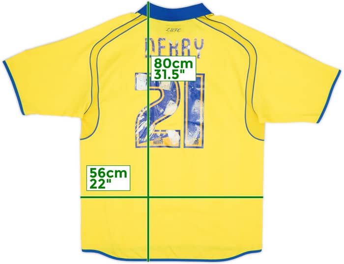 2006-07 Leeds United Away Shirt Derry #21 - 4/10 - (L)