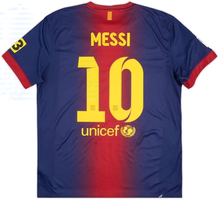 2012-13 Barcelona Local Camiseta Messi #10 - 6/10 - (L)