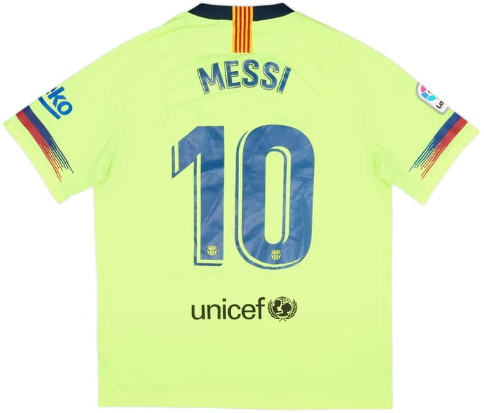 2018-19 Barcelona Camiseta Visitante Messi #10 - 8/10 - (L)