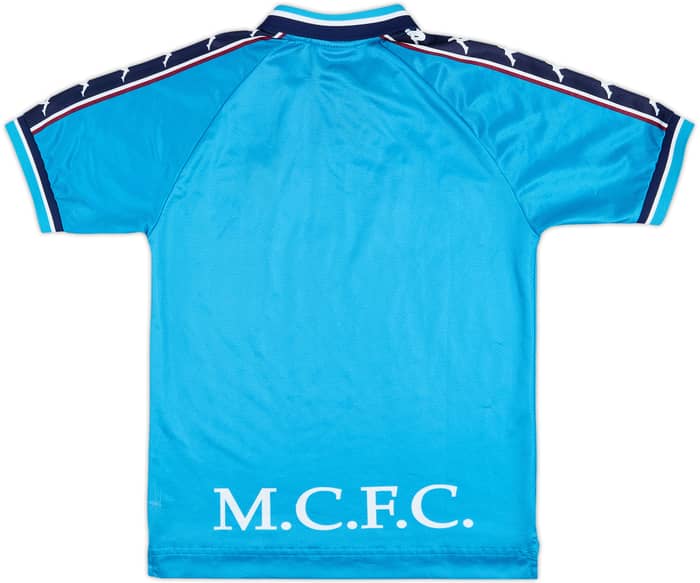 1997-99 Manchester City Home Shirt - 7/10 - (L.Boys)
