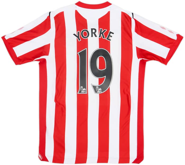 2008-09 Sunderland Home Shirt Yorke #19 - 8/10 - (L)