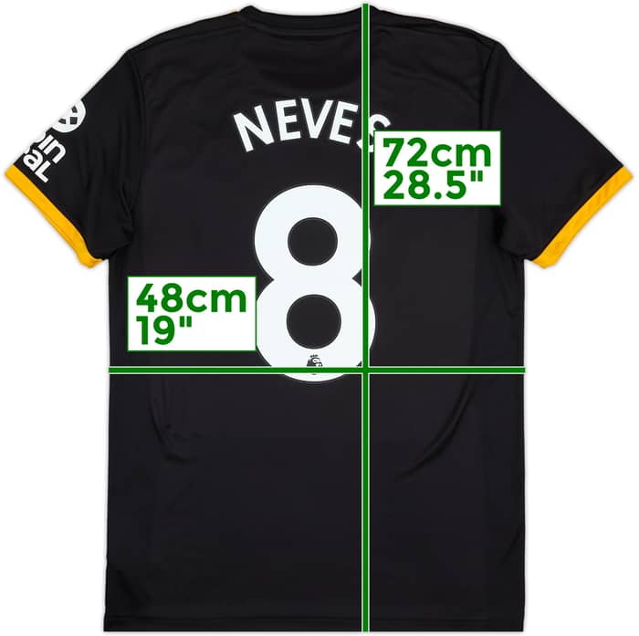 2019-20 Wolves Away Shirt Neves #8 - 4/10 - (M)
