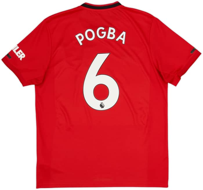2019-20 Manchester United Home Shirt Pogba #6 - 6/10 - (L)