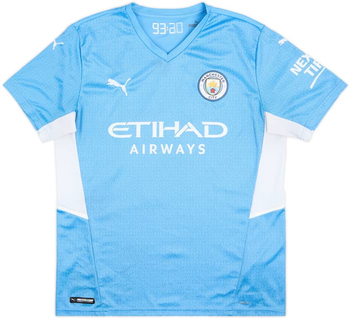 2021-22 Manchester City Home Shirt De Bruyne #17 - 7/10 - (L)