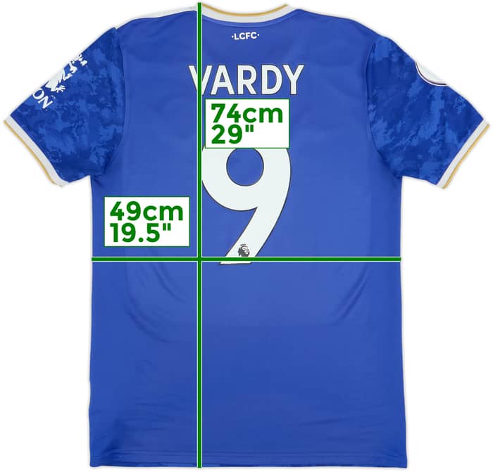 2021-22 Leicester Home Shirt Vardy #9 - 5/10 - (M)
