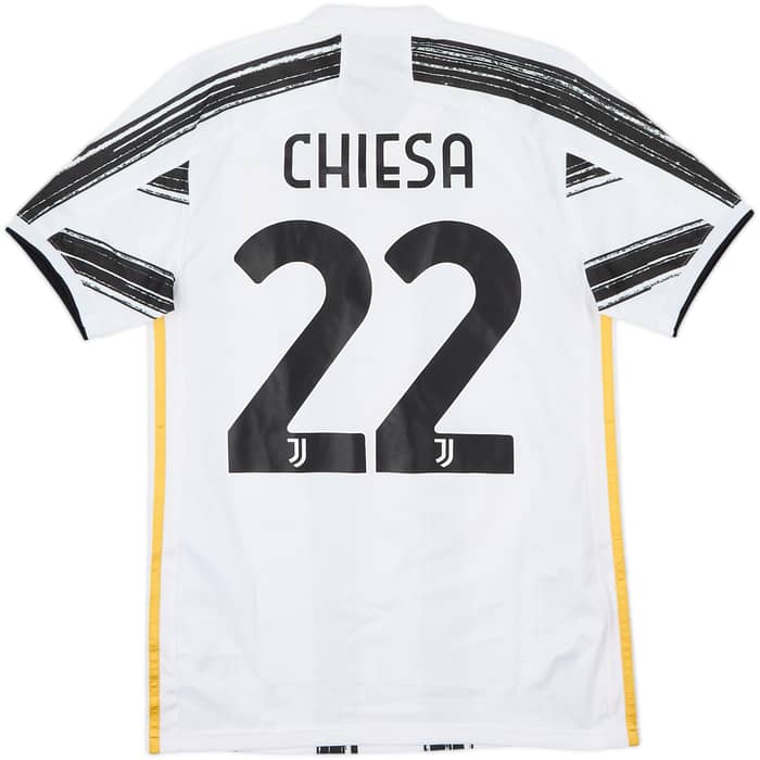 2020-21 Juventus Home Shirt Chiesa #22 - 10/10 - (S)