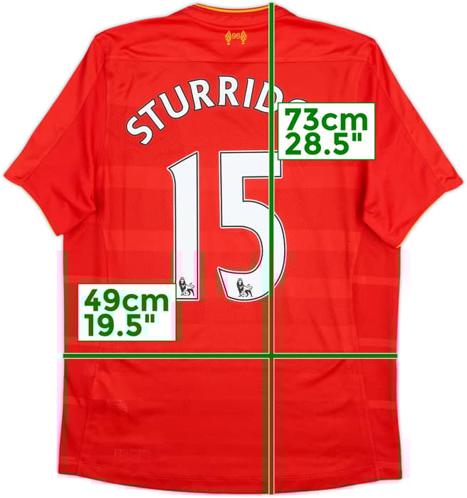 2016-17 Liverpool Home Shirt Sturridge #15 - 7/10 - (M)