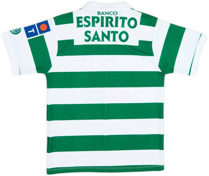 2005-06 Sporting CP Home Shirt - 9/10 - (L.Boys)