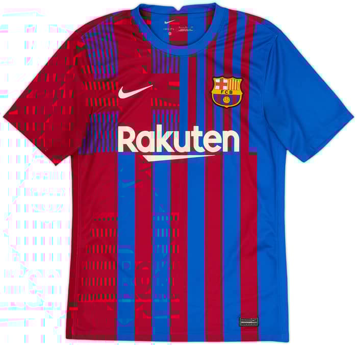 2021-22 Barcelona Home Shirt Gavi #30 - 9/10 - (S)