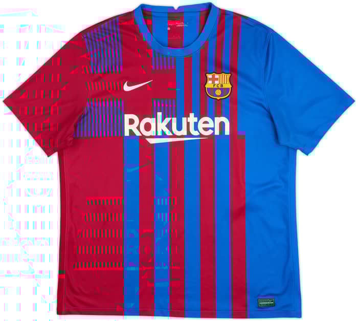 2021-22 Barcelona Home Shirt Gavi #30 - 10/10 - (XL)
