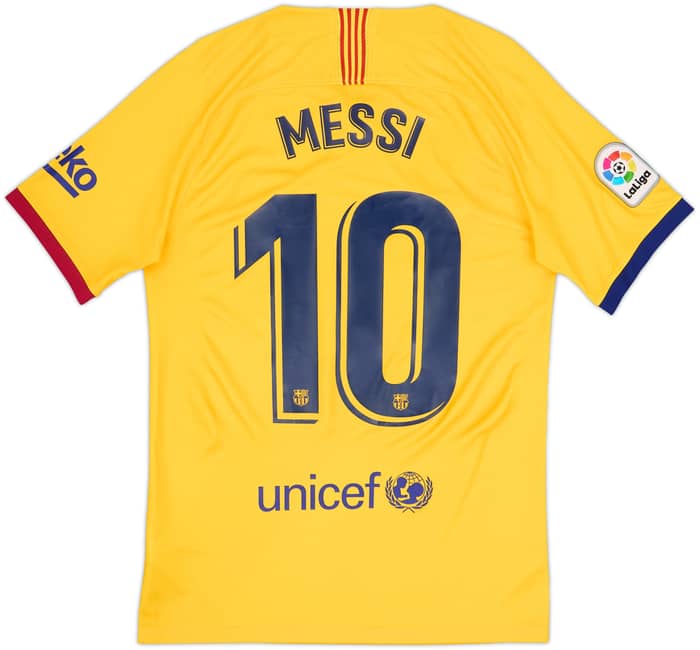 2019-20 Barcelona Camiseta Visitante Messi #10 - 9/10 - (S)