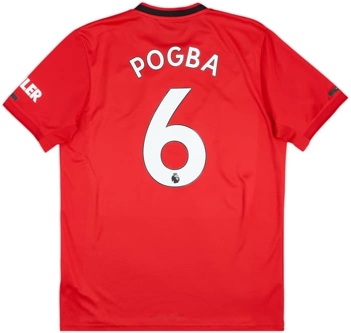 2019-20 Manchester United Home Shirt Pogba #6 - 10/10 - (L)