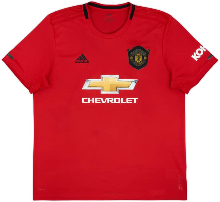 2019-20 Manchester United Home Shirt Pogba #6 - 9/10 - (XL)