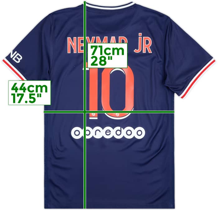 Camiseta de local del Paris Saint-Germain 2020-21 Neymar Jr #10 - 9/10 - (S)
