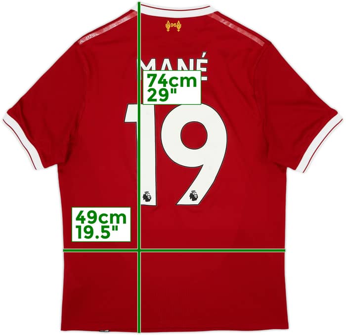 2017-18 Liverpool 125 Years Home Shirt Mane #19 - 6/10 - (M)